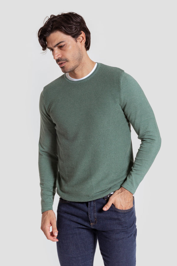 Jersey Caja Estructura Menta - Raíces SKU 0.32023