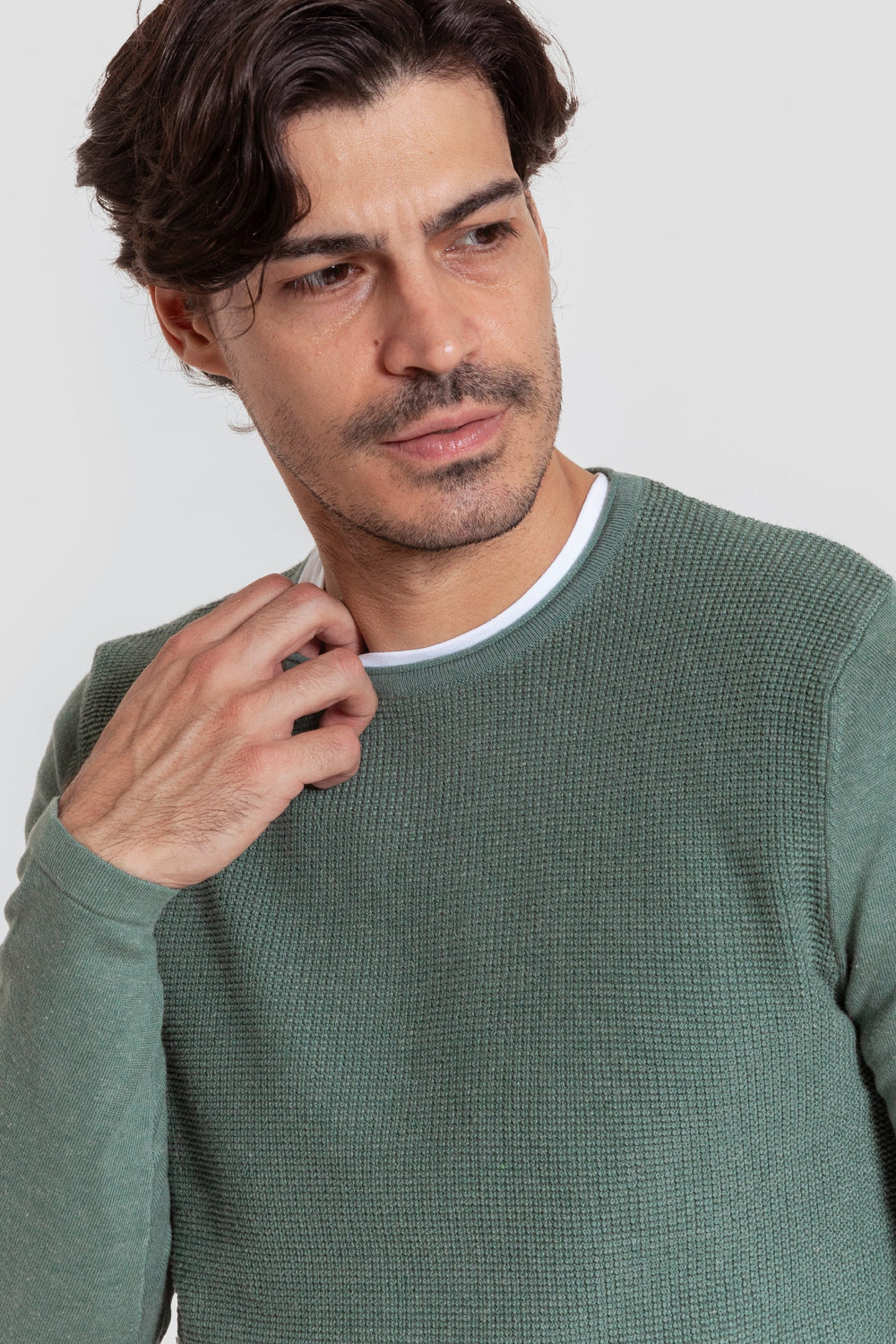 Jersey Caja Estructura Menta - Raíces SKU 0.32023