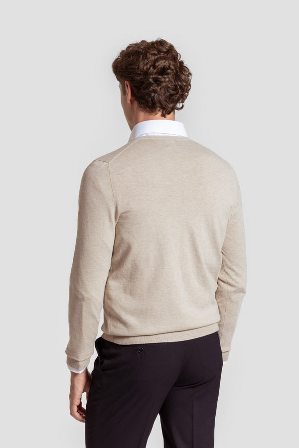 Jersey Cuello Pico Hueso - Raíces SKU 0.32017
