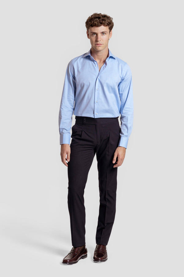 Camisa Vestir Espiga Celeste SKU 0.32187