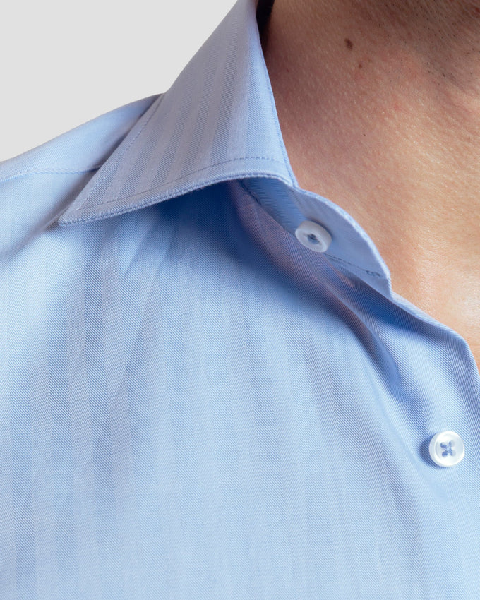 Camisa Vestir Espiga Celeste SKU 0.32187