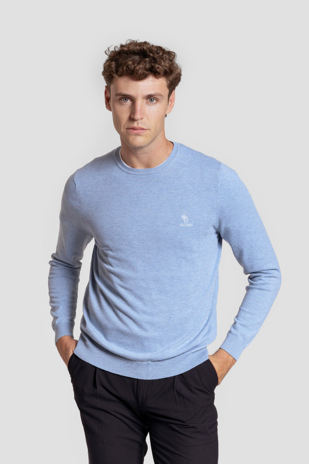 Jersey Cuello Caja Celeste - Raíces SKU 0.32018