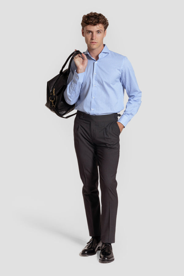Camisa Vestir Raya Media Celeste SKU 0.32184