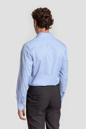 Camisa Vestir Raya Media Celeste SKU 0.32184