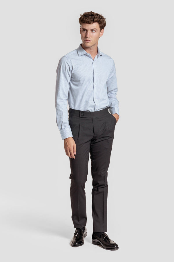 Camisa Vestir Raya Fina Azul marino SKU 0.32186