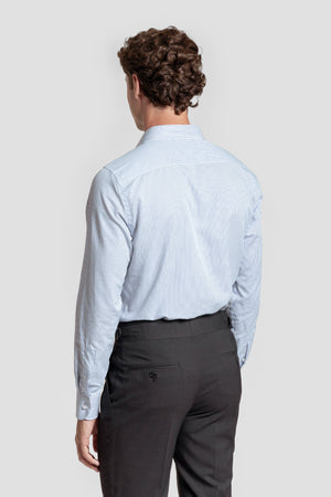 Camisa Vestir Raya Fina Azul marino SKU 0.32186