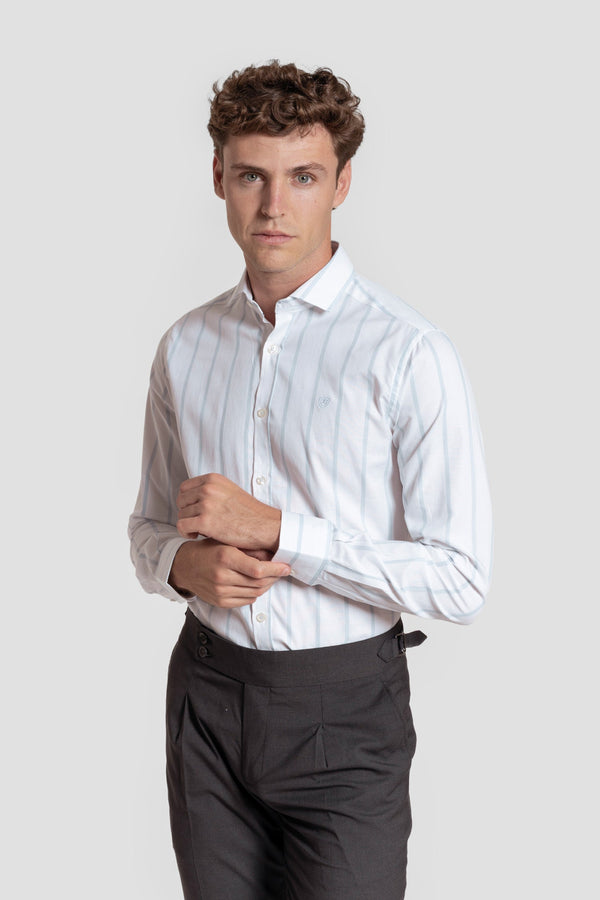 Camisa Rayas Blanca SKU 0.31457