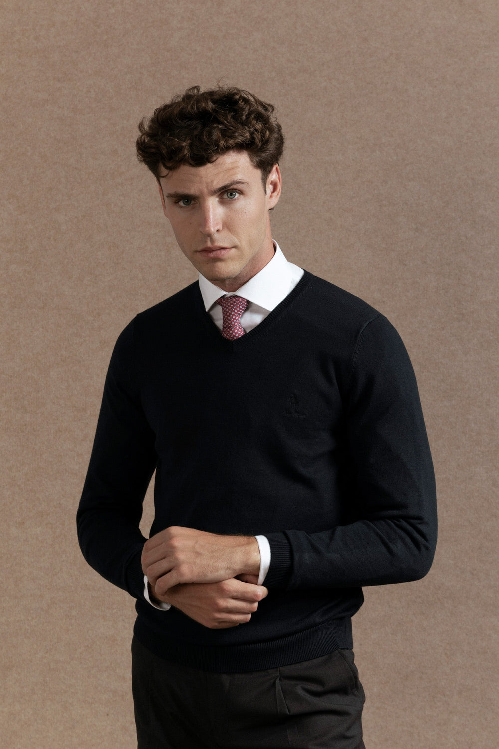 Jersey Cuello Pico Marino - Raíces SKU 0.32017