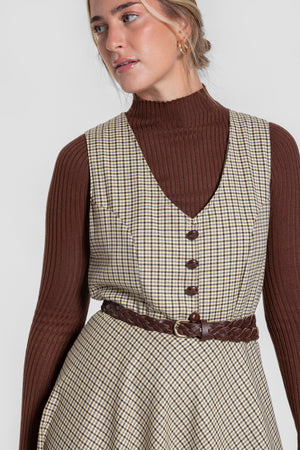 Vestido Lucia Camel - Brío SKU 0.31672