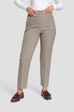 Pantalon Pata De Gallo Camel SKU 0.32182