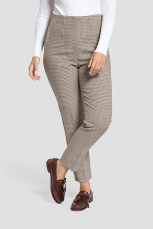 Pantalon Pata De Gallo Camel SKU 0.32182