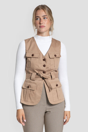 Chaleco Manuela Camel SKU 0.31744