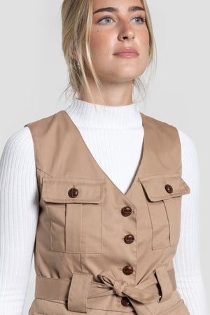 Chaleco Manuela Camel SKU 0.31744
