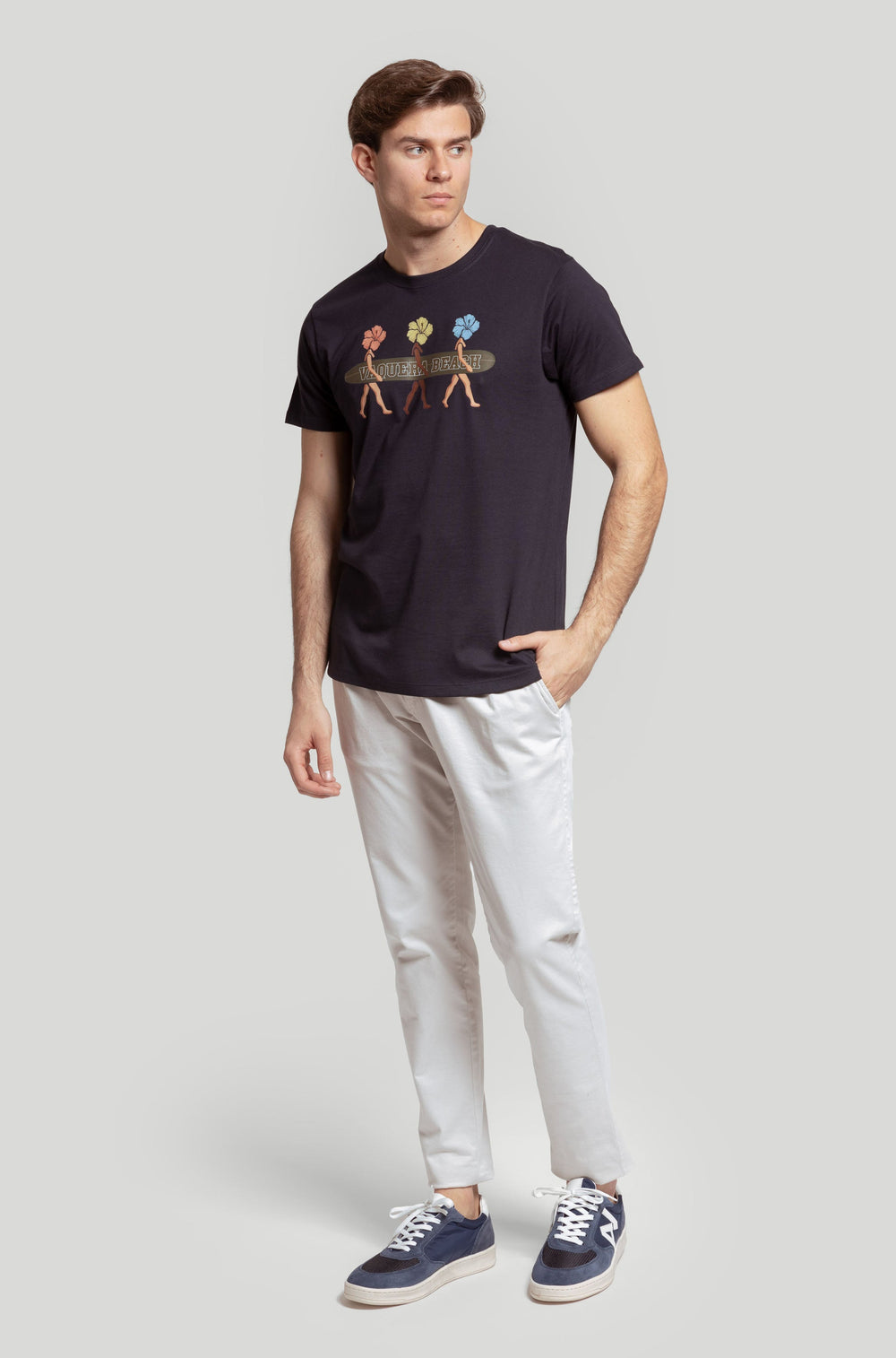 Camiseta Beach Marino SKU 0.30860