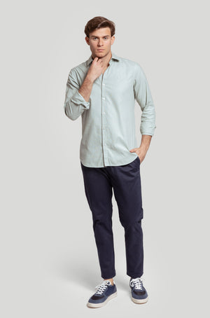 Camisa Estructura Verde Agua SKU 0.30562