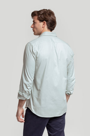 Camisa Estructura Verde Agua SKU 0.30562