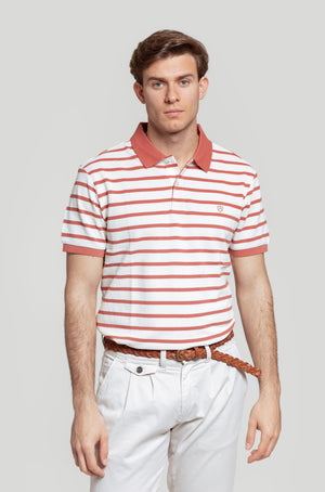 Polo Listrado Azulejo SKU 0.30844