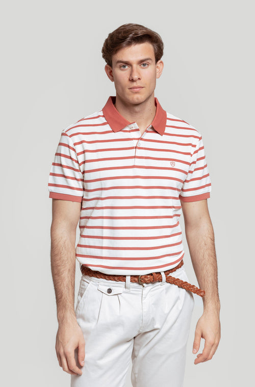 Polo Listrado Azulejo SKU 0.30844