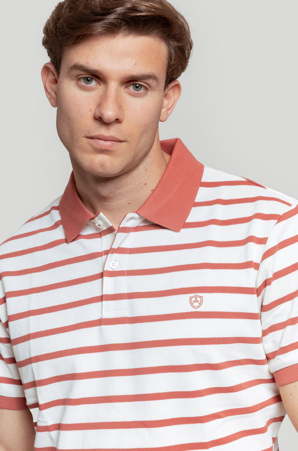 Polo Listrado Azulejo SKU 0.30844