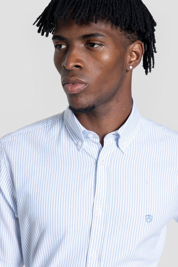 Camisa Custom Fit Oxford Índigo SKU 0.32242