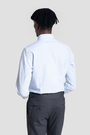 Camisa Custom Fit Oxford Índigo SKU 0.32242