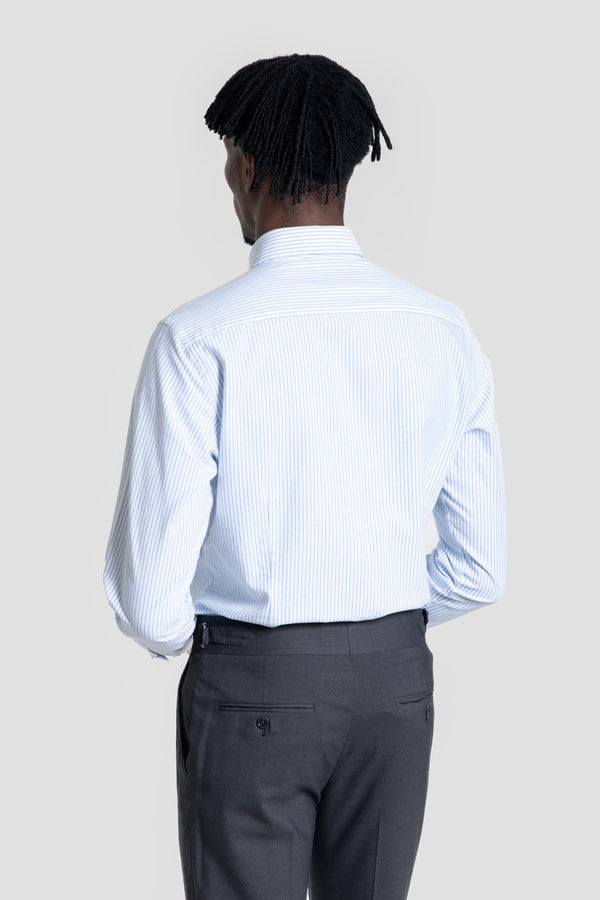 Camisa Custom Fit Oxford Índigo SKU 0.32242