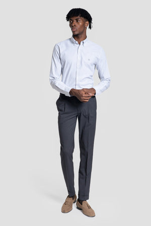 Camisa Oxford Rayas Gris SKU 0.32238