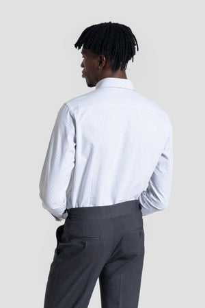 Camisa Oxford Rayas Gris SKU 0.32238