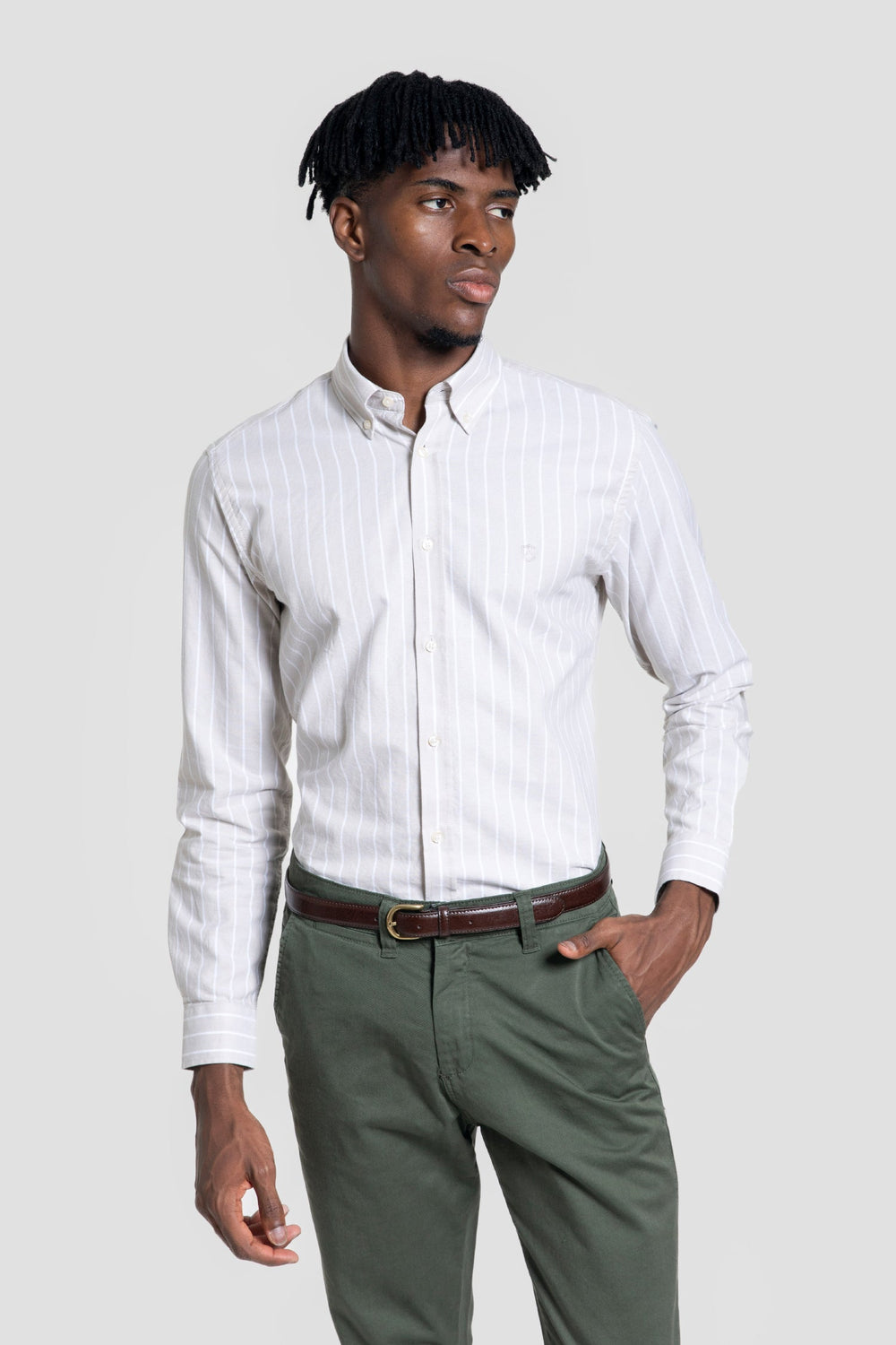 Camisa Oxford Raya Ancha Arena SKU 0.3224