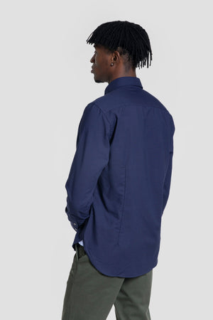 Camisa Oxford Marino SKU 0.32235
