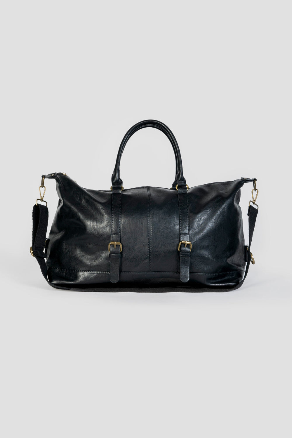 Bolso de Viaje Grande Efecto Piel Negro SKU 0.32183
