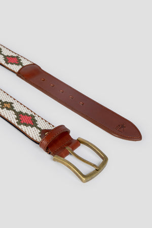 Cinturon cro étnico blanco SKU 0.21920