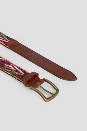 Cinturon cro étnico kaki SKU 0.21920