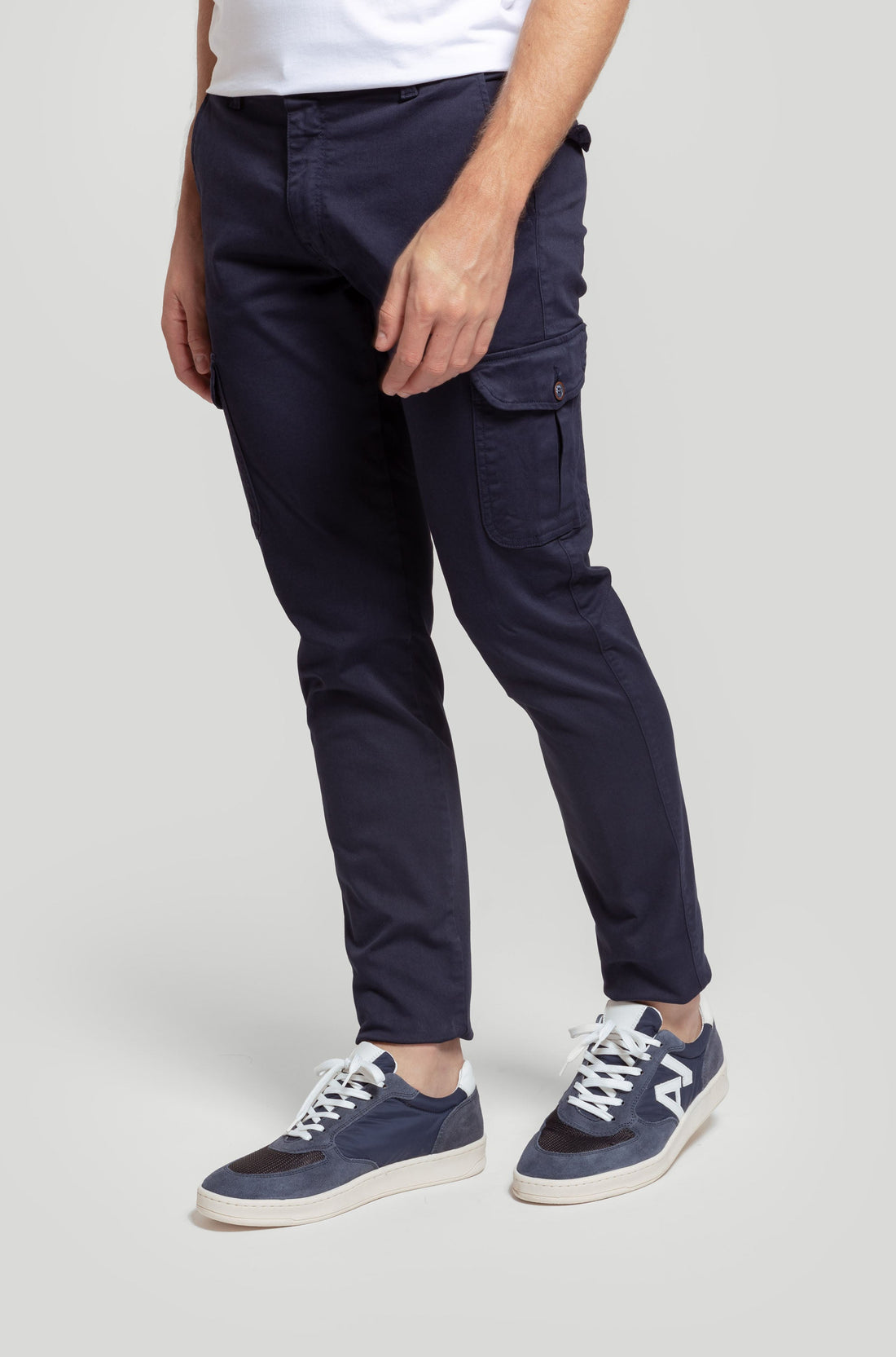 Chino Cargo Tapeta Navy SKU 0.24297