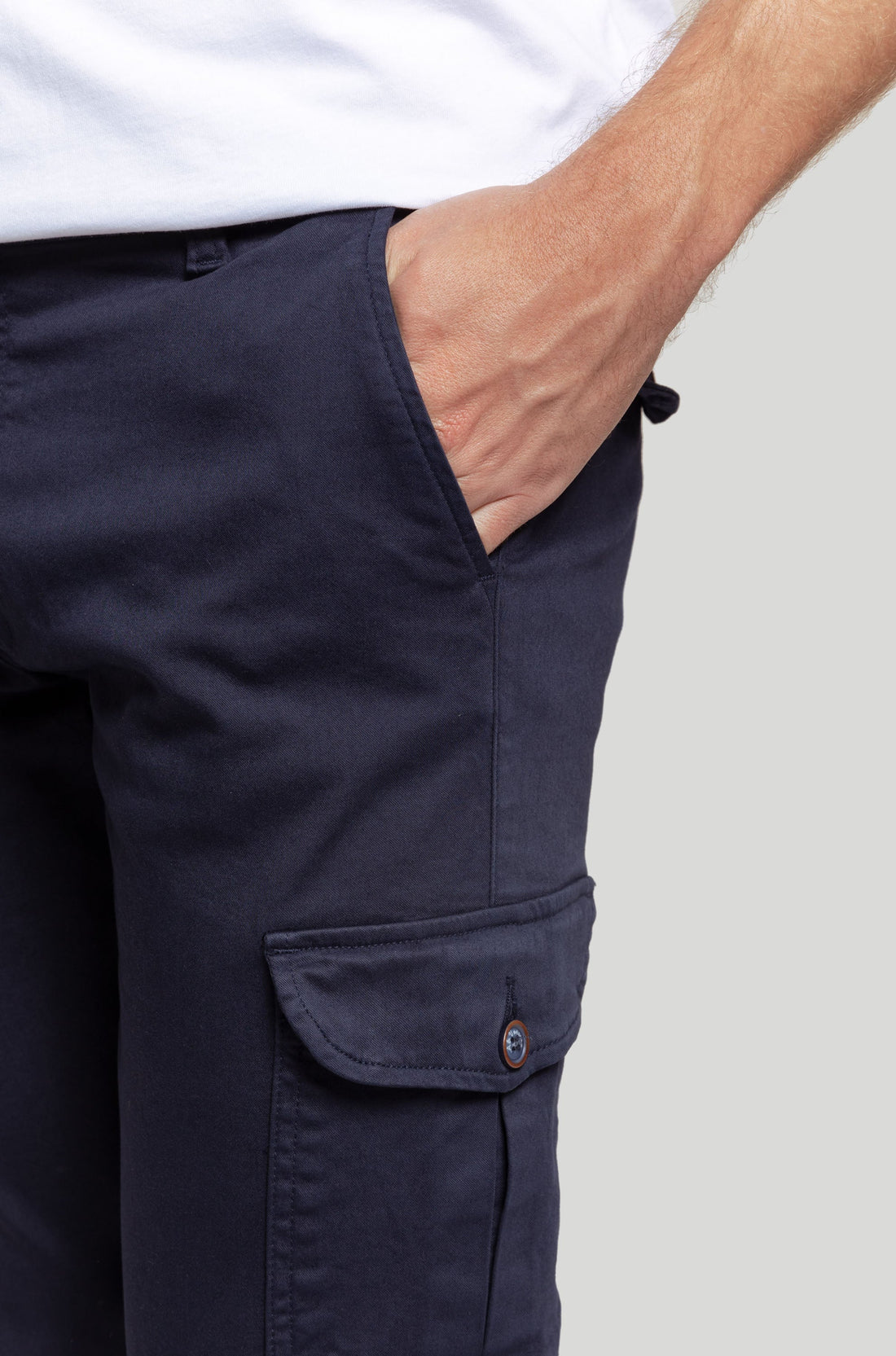 Chino Cargo Tapeta Navy SKU 0.24297