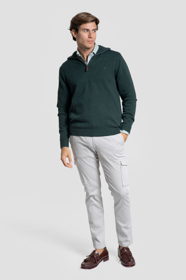 Jersey Cuello Cremallera Botella- Raíces SKU 0.32021