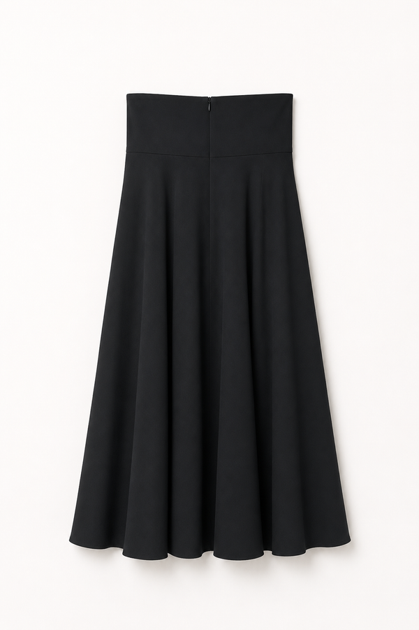 Falda Midi Botonadura Alta SKU 0.33693