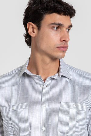 Chemise guayabera kaki Référence 0.33797
