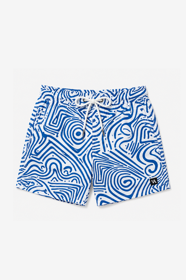 Bañador Estampado Abstracto Azulón SKU 0.34614