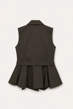Chaleco Peplum Cinturón SKU 0.34250