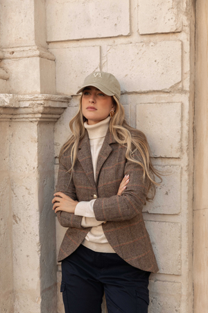 Chaqueta Tweed Señora  MARRON SKU 0.32443