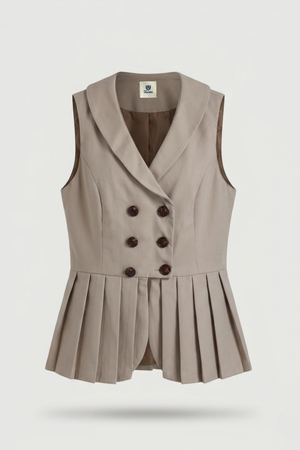 Chaleco de Mujer Cruzado Peplum SKU 0.34246