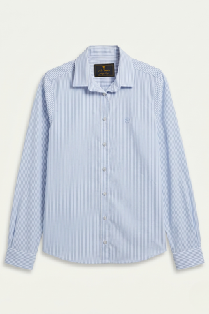 Camisa Oxford Rayas Celestes SKU 0.34245