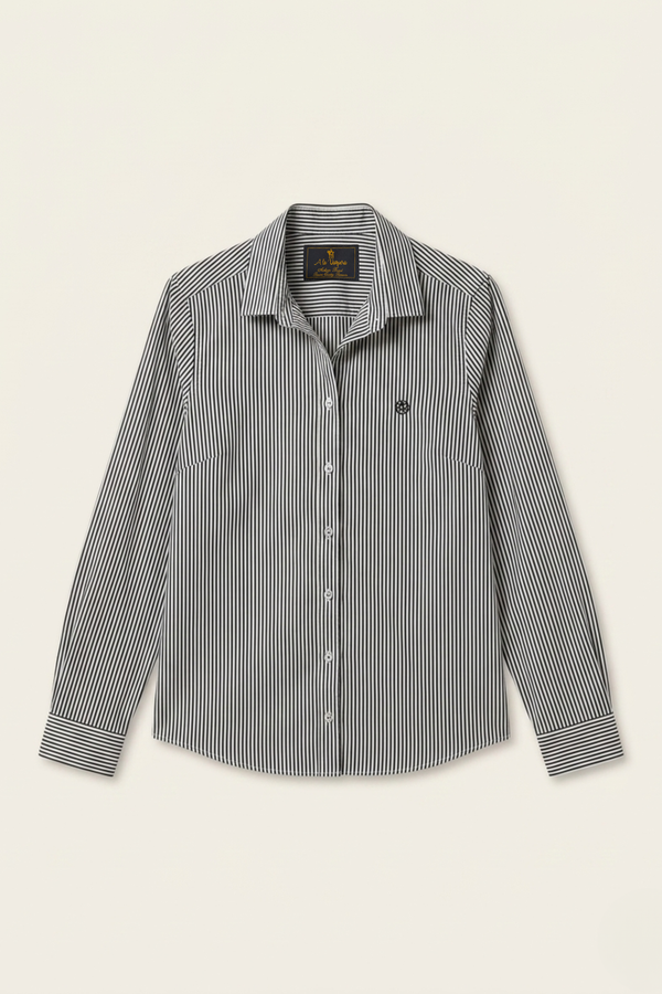 Camisa Oxford Rayas Marino SKU 0.34245