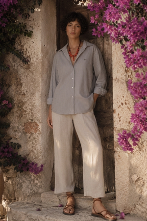 Camisa Oxford Rayas Marino SKU 0.34245