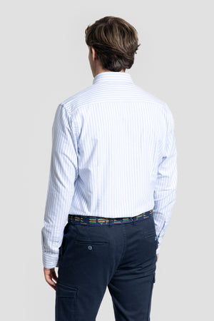 Camisa Oxford Raya Celeste SKU 0.32446