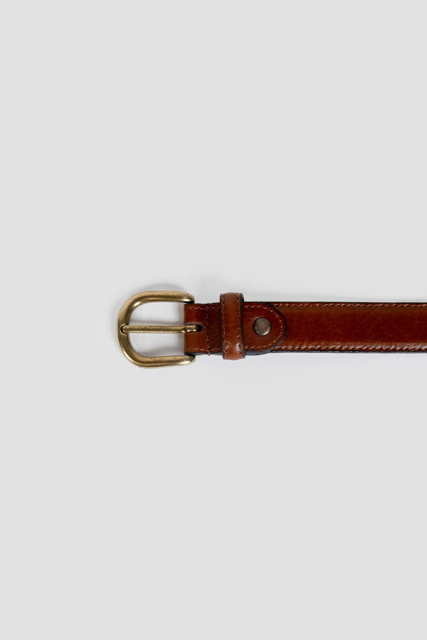 Cinturon Fino Venas Camel SKU 0.31785