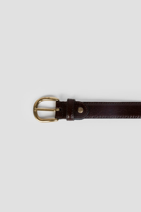 Cinturon Fino Venas Marron SKU 0.31785