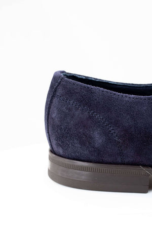 SAPATO CLÁSSICO DE CAMURÇA COM CADARÇO NAVY SKU 0,24355