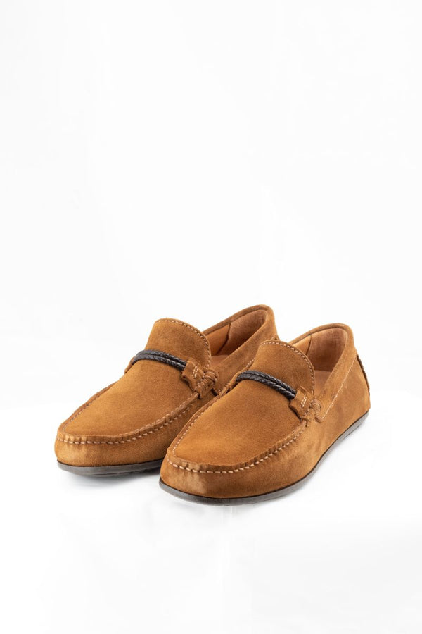 MOCASSINO DE CAMURÇA CAMEL SKU 0,24776
